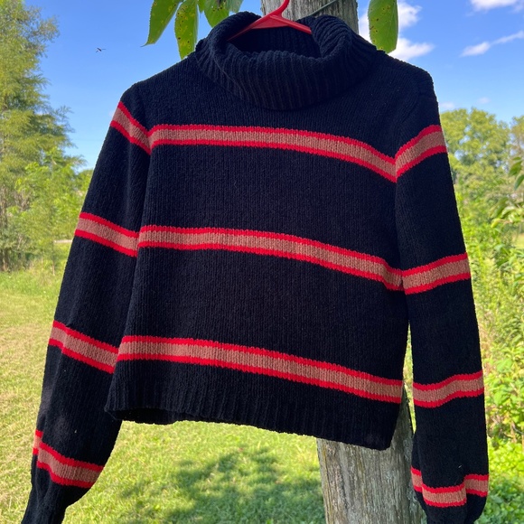 wild fable Sweaters - Black stripe sweater